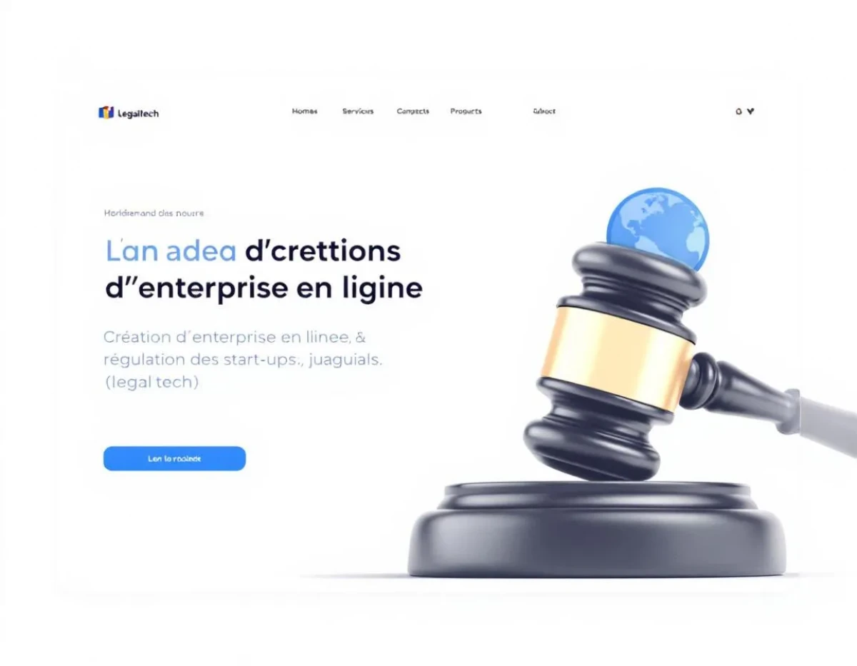 Création d'entreprise en ligne et régulation des start-ups juridiques (legaltech)