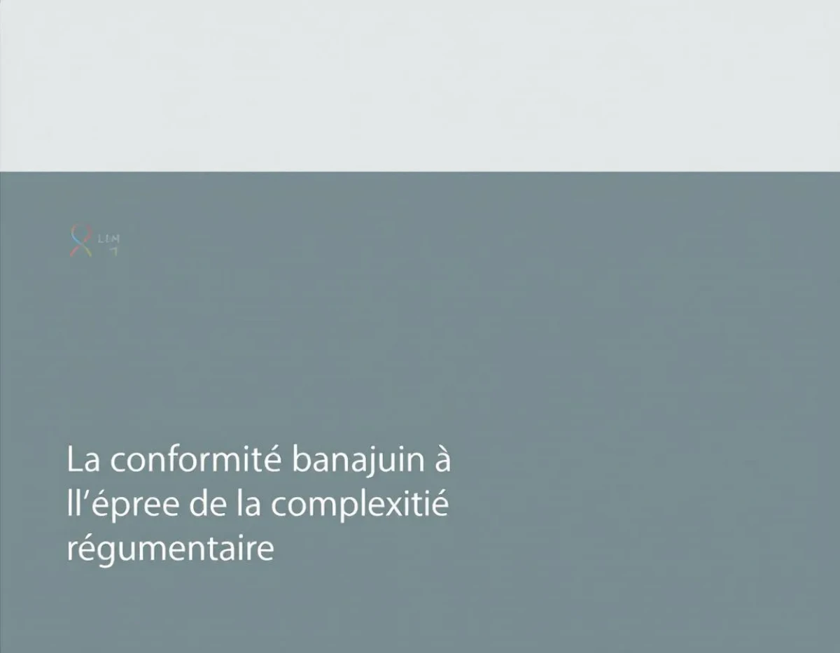 La conformité bancaire à l'épreuve de la complexité réglementaire : guide pratique des normes impératives