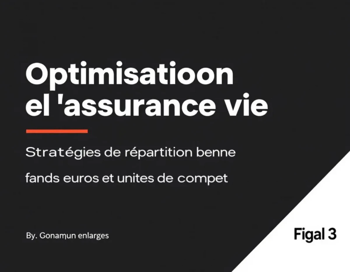 Optimisation de l'assurance vie : Stratégies de répartition entre fonds euros et unités de compte