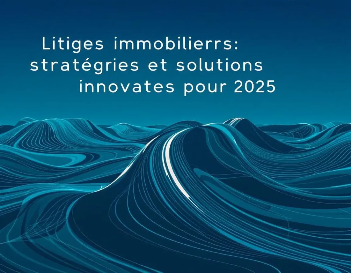 Litiges Immobiliers : Stratégies et Solutions Innovantes pour 2025